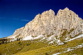 Trekking nel Parco Naturale Puez-Odle. Da Passo Gardena al Rifugio Puez, il picco di Cir.